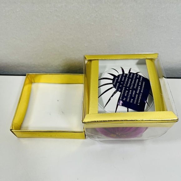 VTG 90s Magic Glowing Candle Handmade Purple Approx 4” Diameter NIB RARE FIND - Picture 2 of 6